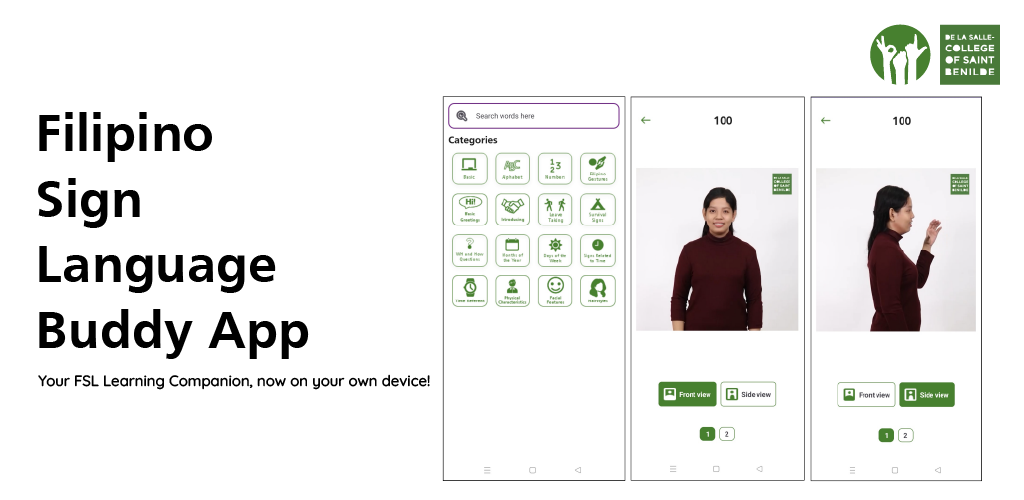 Filipino Sign Language Buddy App. Your FSL Learning Companion, now on your own device!